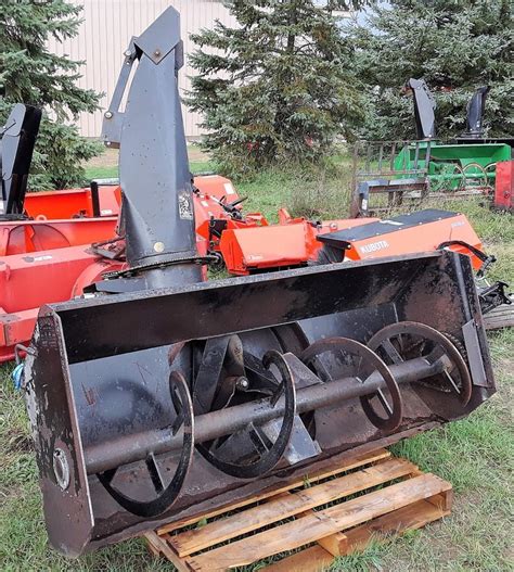 used truck mounted snow blower